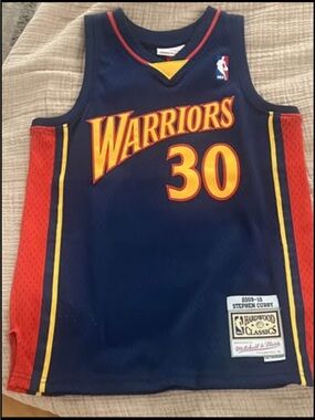 Mitchell & Ness Curry Jersey youth medium